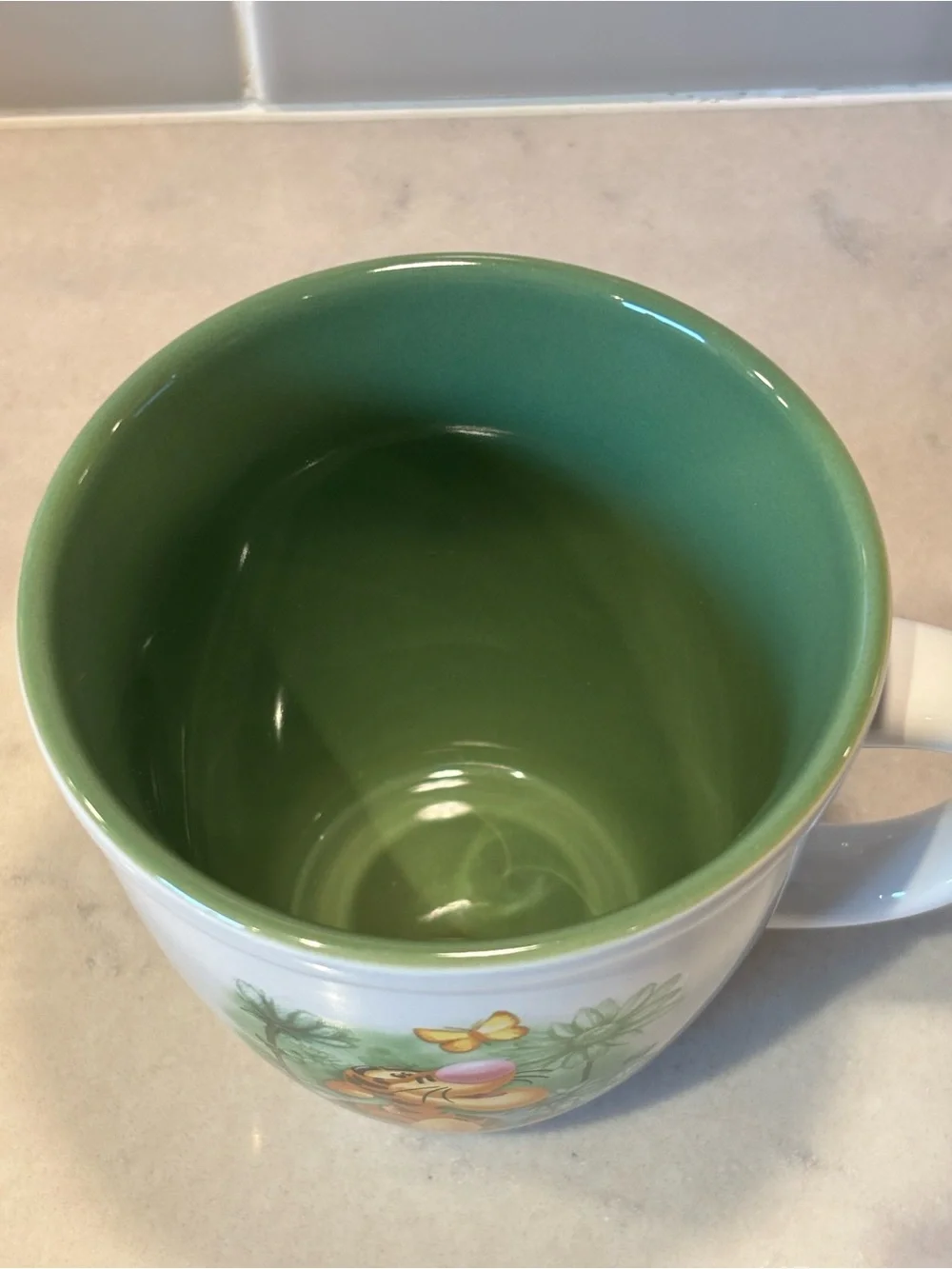 Disney Store Green Tigger Large 16 oz mug